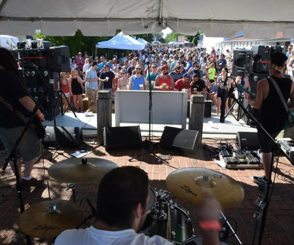 Band Performing at Eastport a Rockin' in Downtown Annapolis