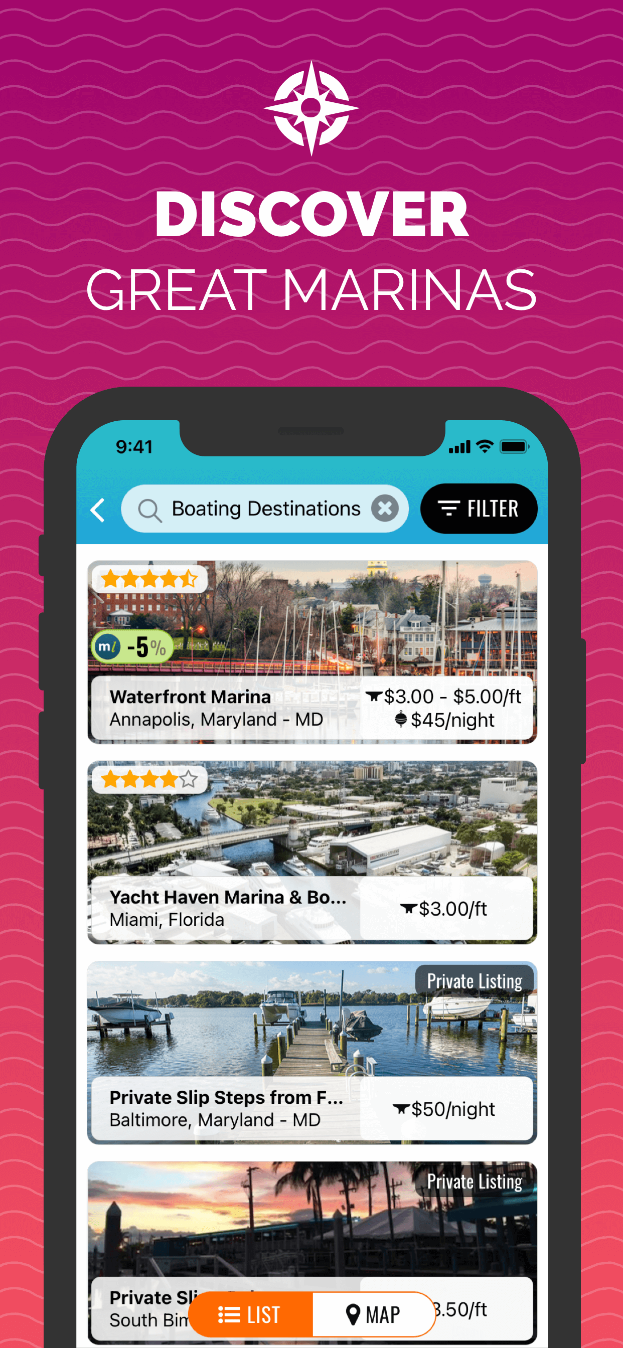 Marina Results - Snag-A-Slip 2.0 - Mobile App - Updates - Book Boat Slips